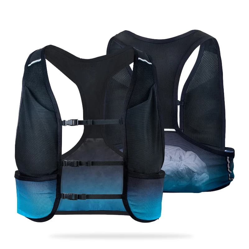 Running vest for ultralight mesh marathon 3 litre reflective hydration backpack with phone pocket for night jogging, cycling