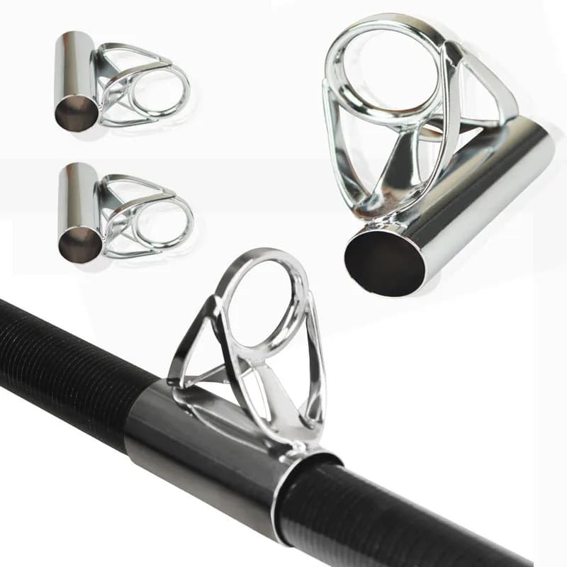 Anello guida a occhio grande in acciaio inossidabile Accessori per la modifica della lancio della canna da pesca Linea dell'occhio guida per canna da mare