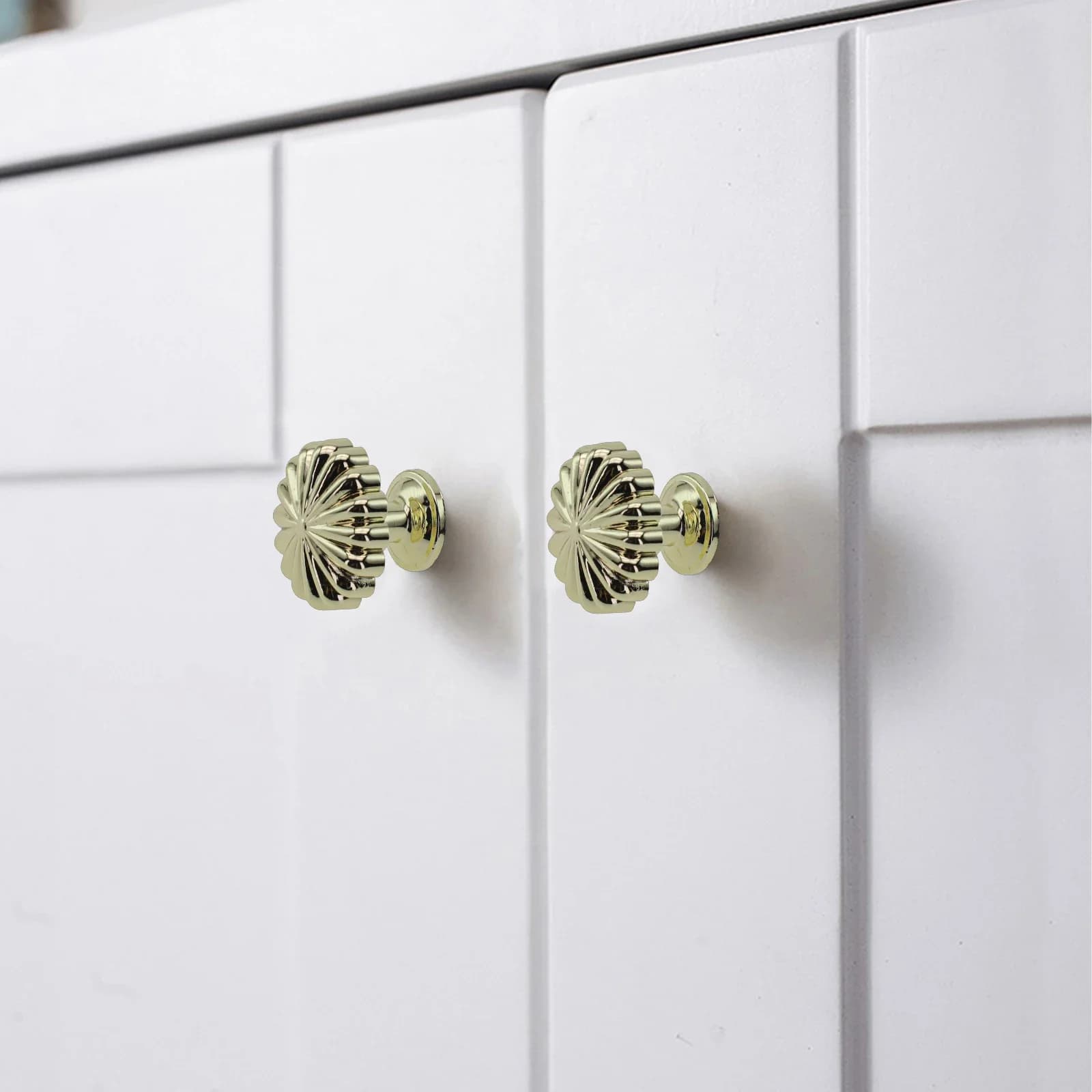 Maniglie per Armadi e Cassetti in Lega di Alluminio, Design Rotondo in Oro Rosa e Argento, Pratiche e Eleganti