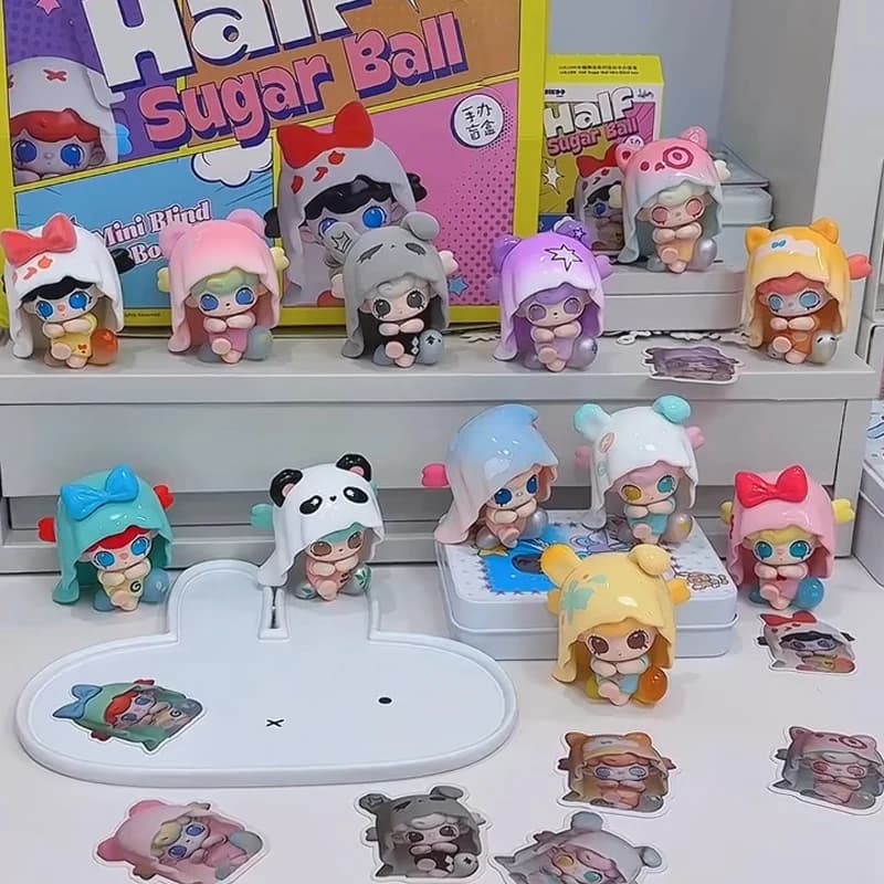 Nuova Mystery Box in PVC Lulumi Half Sugar Bal Series, Blind Box, Action Figure, Sacchetto Sorpresa, Ciondolo, Bambola, Giocattolo di Tendenza, Regali per Ragazze
