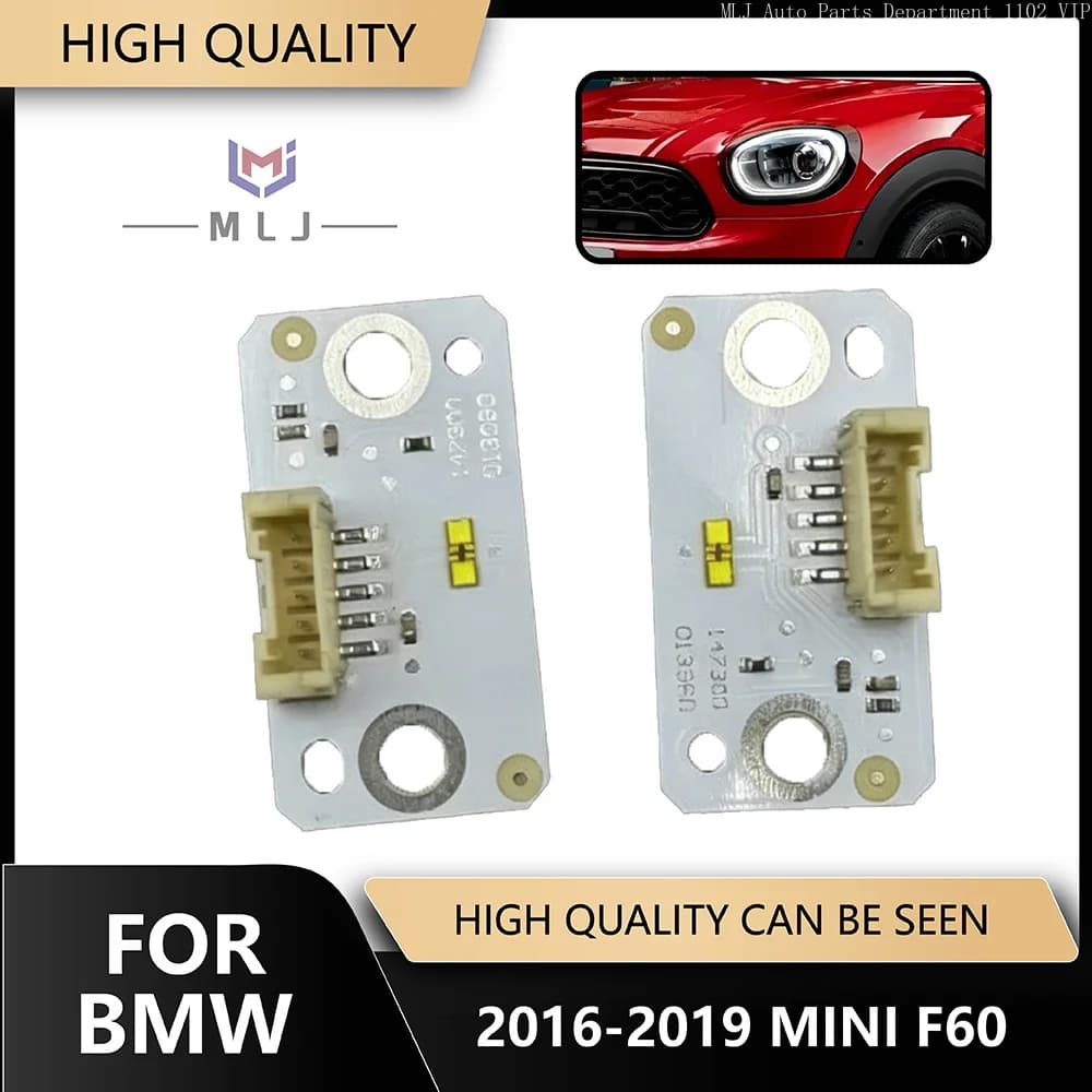 Accessori Auto per BMW MINI F60 2016-2019, Chip LED per Indicatori di Direzione e Fari, Luce Diurna a Tubo LED, Sorgente Luminosa Bianca