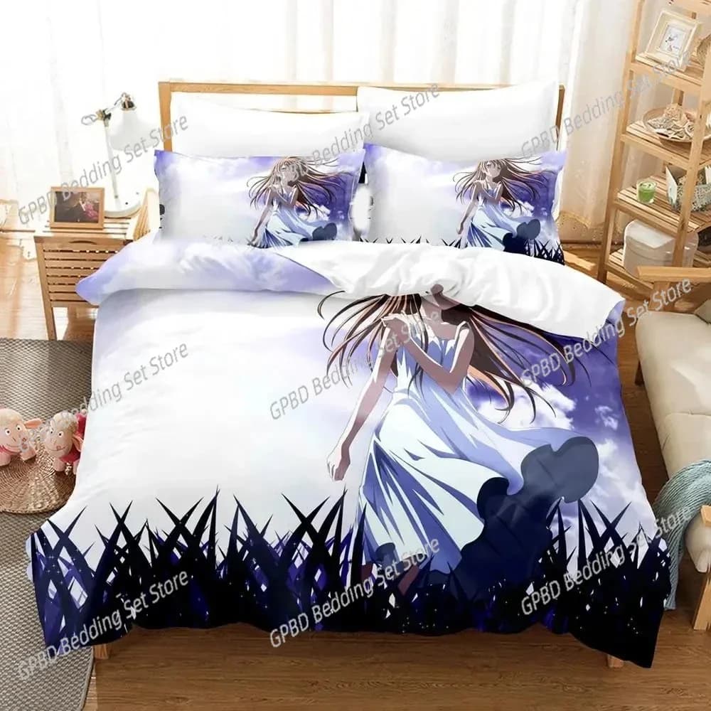 3D Print Anime CLANNAD 3D NEW Duvet Cover Pillowcase Bedding Set Adult Boy Girl Bedroom Decoration Children Single Double Large