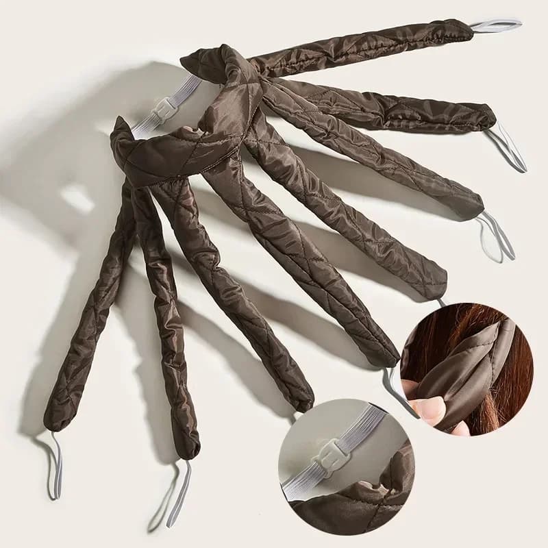 Bendy Flexi Rods Curl No Heat Sponge Iron Sleep Hair Blossom Curling Hair Band Beauty Accessories Products