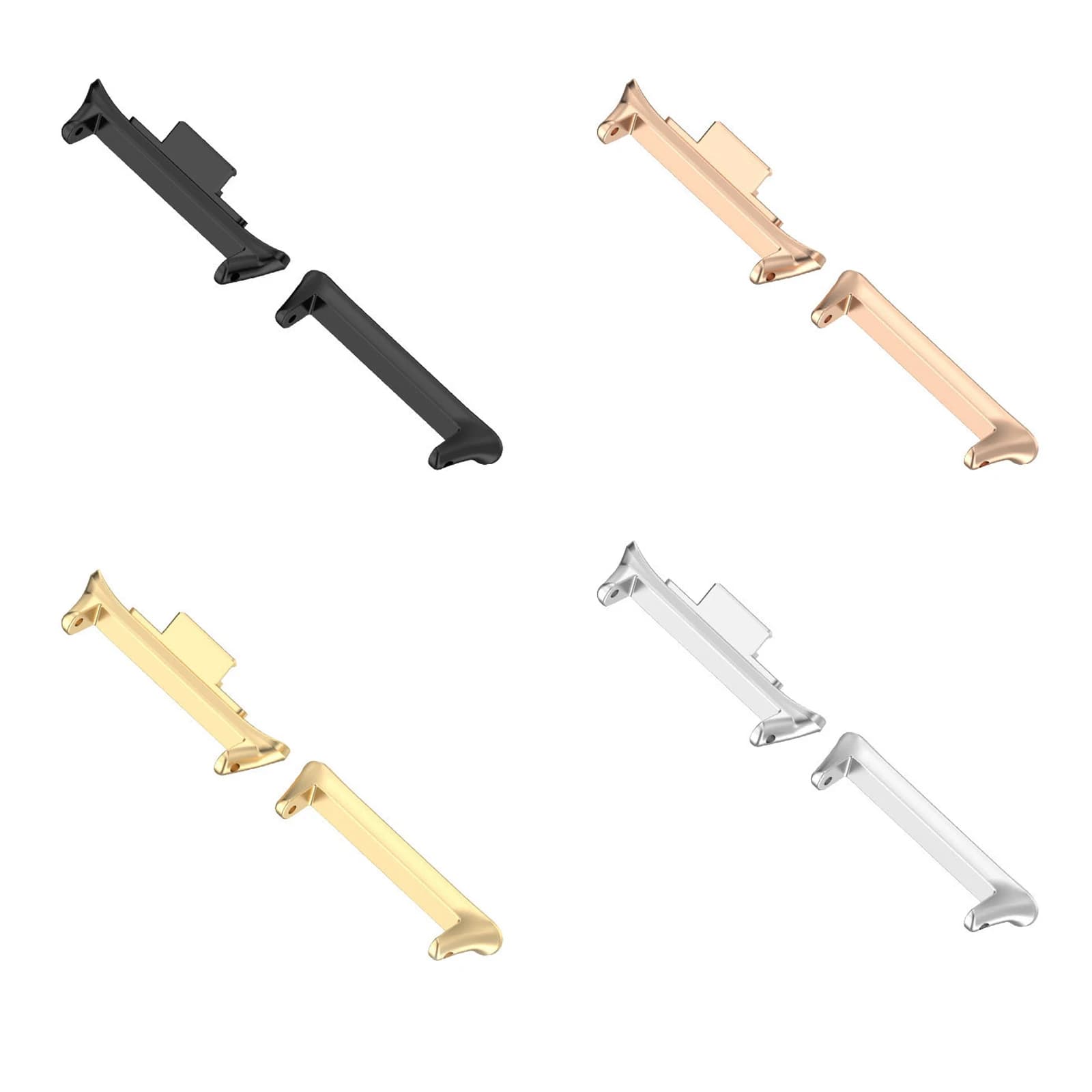2 pz Adattatore Connettore Per Redmi Orologio 5 4 Cinturino Connettori Accessori In Acciaio Inox Per Xiaomi Mi Band 9Pro 8Pro