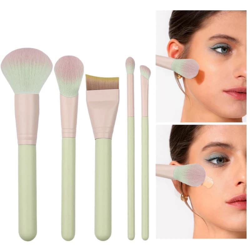 diSet complete with 10/12 pcs half-light makeup brushes, professional set for foundation, powder, fad, concealer, umbrella】