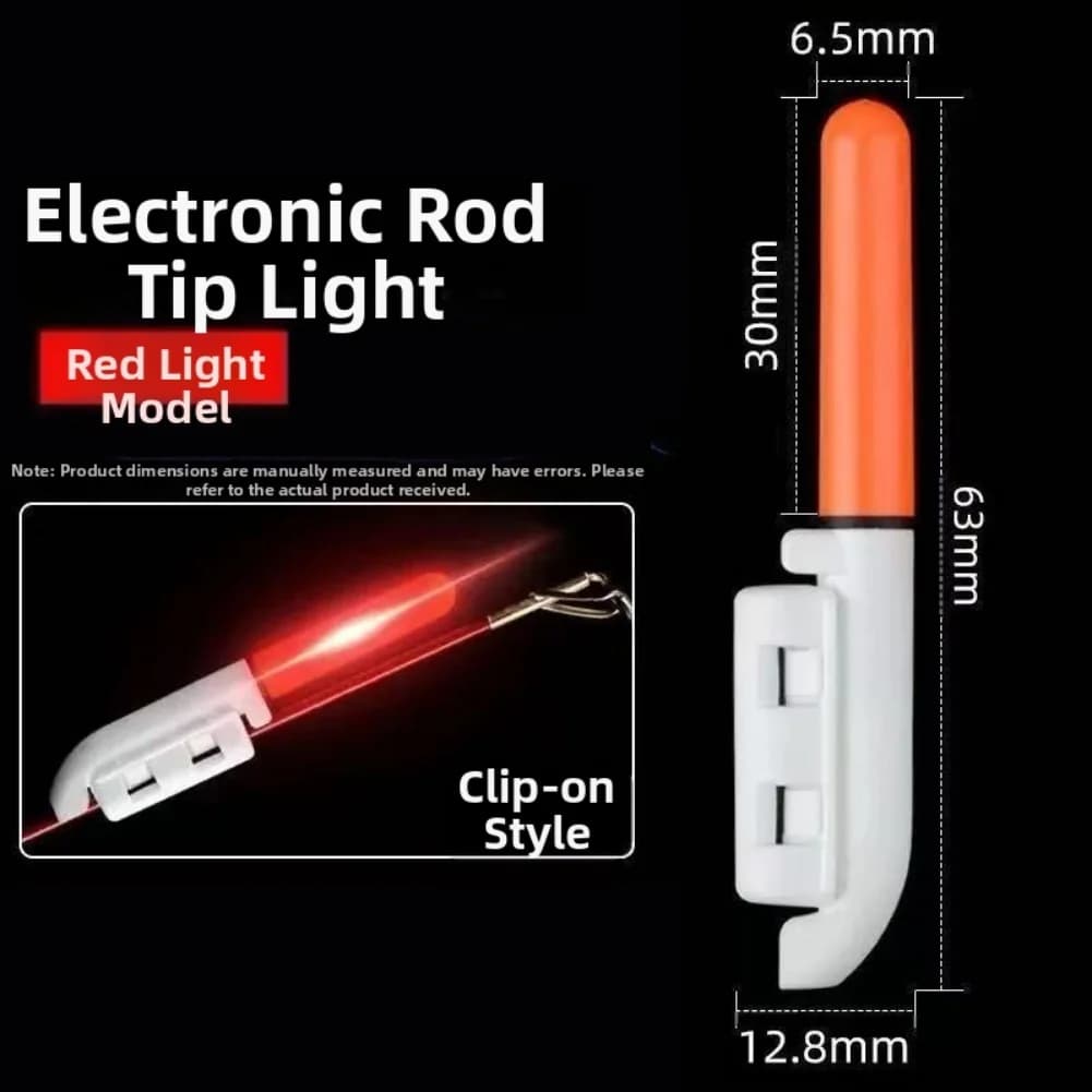 For night and outdoor anglers Electronic clamp alarm Fishing LED clamp alarm indicator Fishing rod Robusta plastic