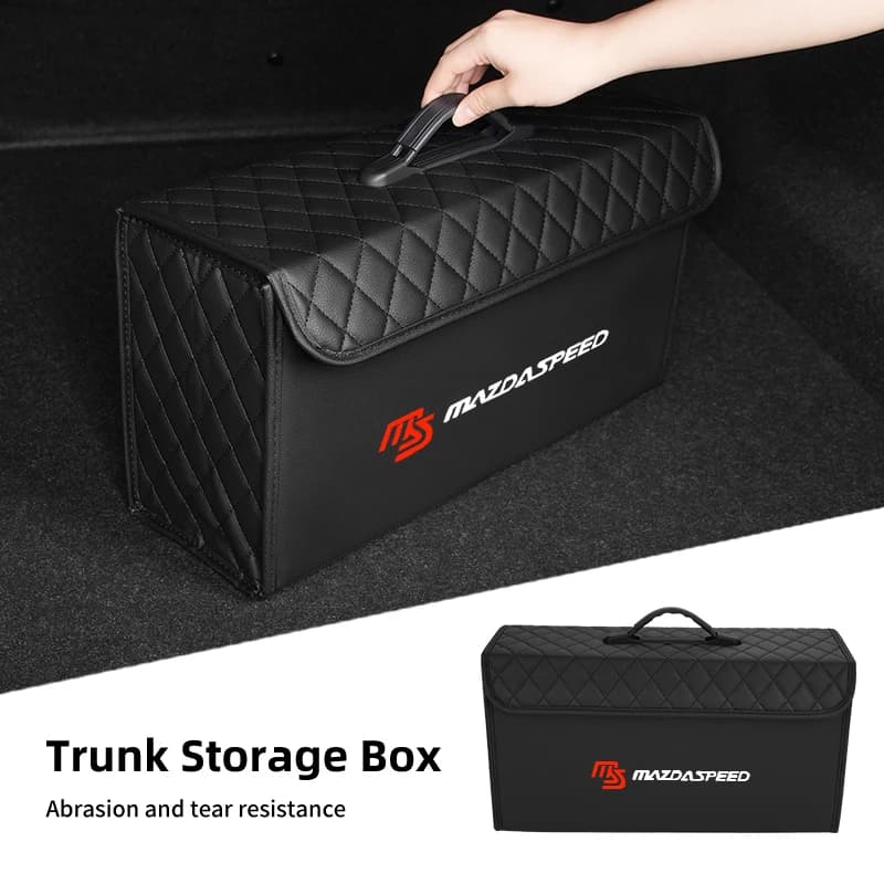 Baule di un'auto Scatola di Immagazzinaggio Multiuso Portatile Organizzatore di Viaggio Strumenti Borsa Per Mazda 6 3 CX5 5 2 323 CX7 Demio Atenza Axela MX30 CX30 CX