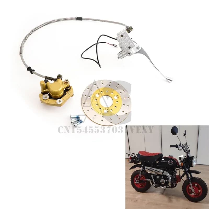 Sistema idraulico della pompa della pinza freno a disco anteriore con dischi freno per Honda Monkey Z50 Bike Z50R