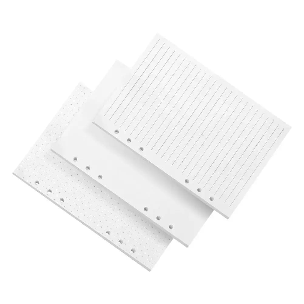 240Pcs Notebook Insert Paper Loose Leaf Notepad Refills Smooth Writing A5 Planner Inserts for Study Work Notes