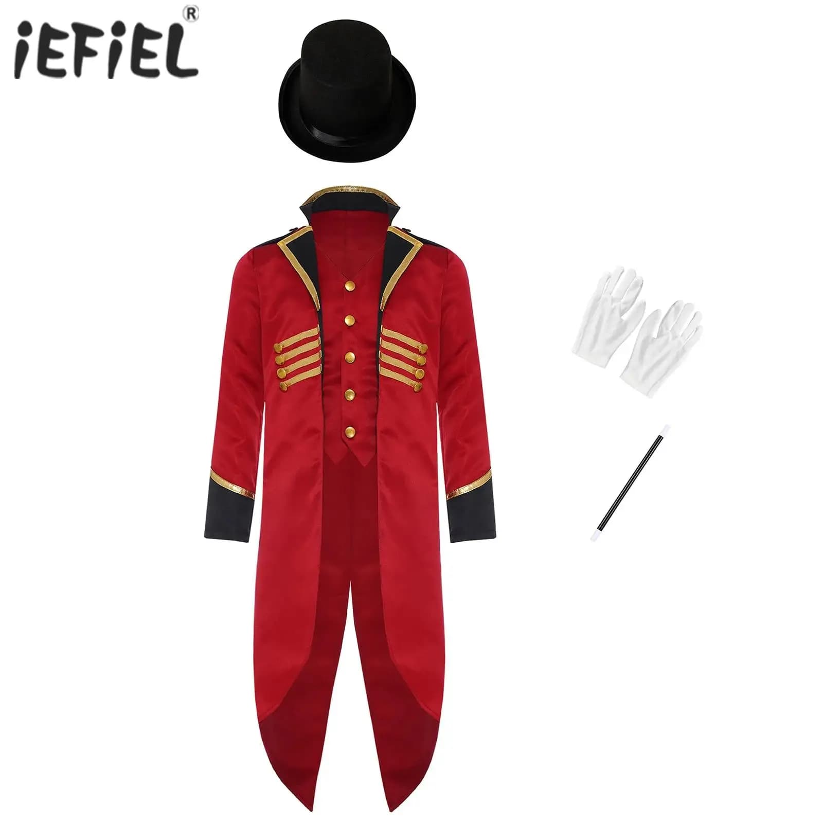 Vintage Medieval Renaissance Steampunk Tailcoat Tuxedo Cosplay Costume Victorian Elegant Jacket Dress Up Party Costume