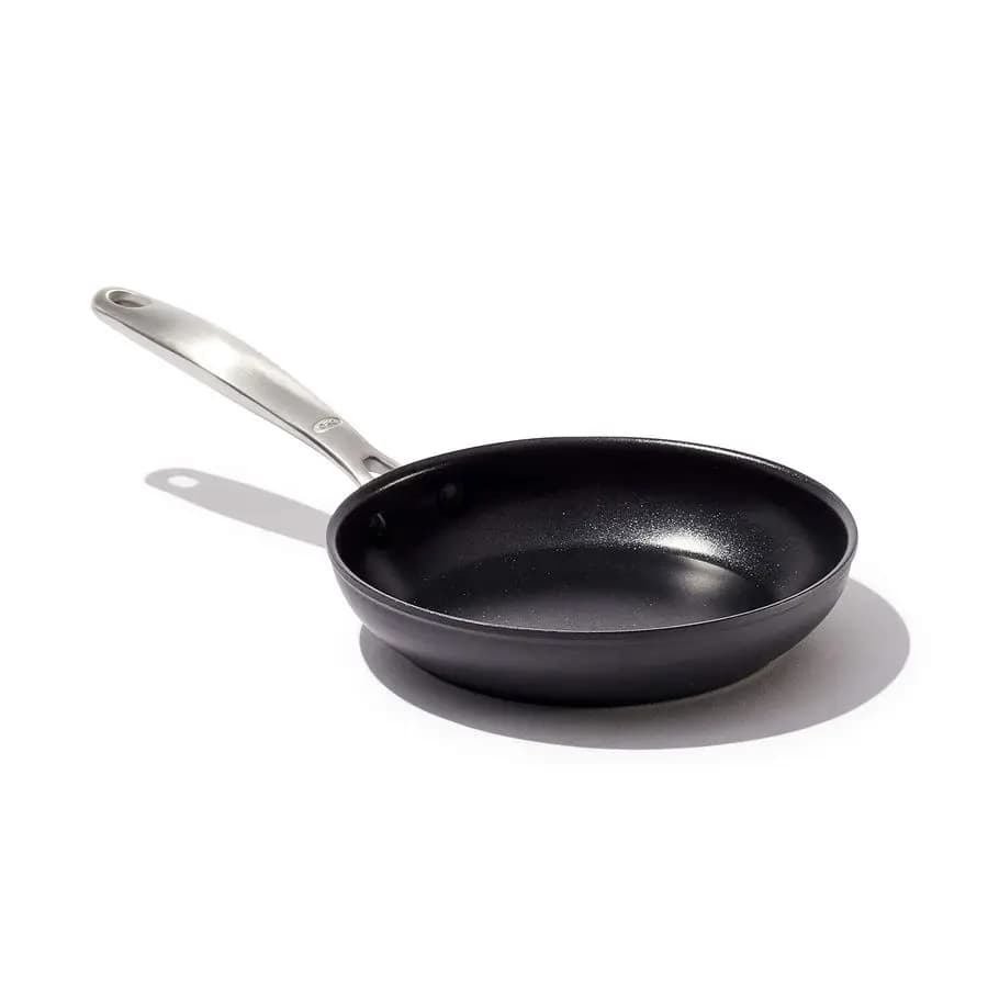 Kitchen pan 8 in 1 Improved, PFAS-Free Ceramics, Kitchen Tools Durable Aluminum Anodized, Graffi Resistant, Stainless Steel Handle