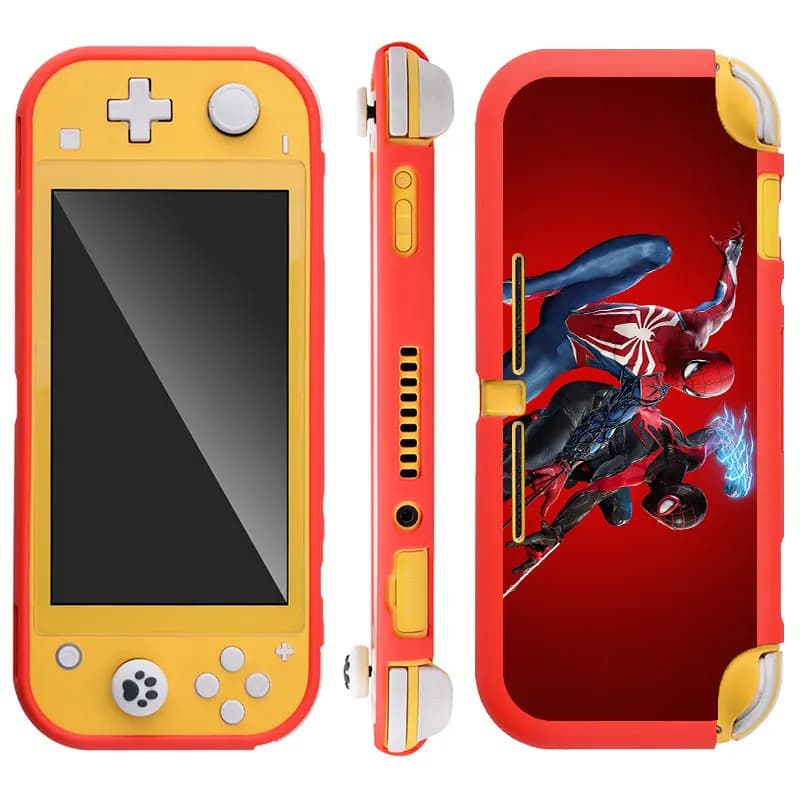 Custodia morbida in silicone TPU per console di gioco Nintendo Switch Lite Shell Skin Cool Spider Theme NS Lite Accessori per coperture protettive