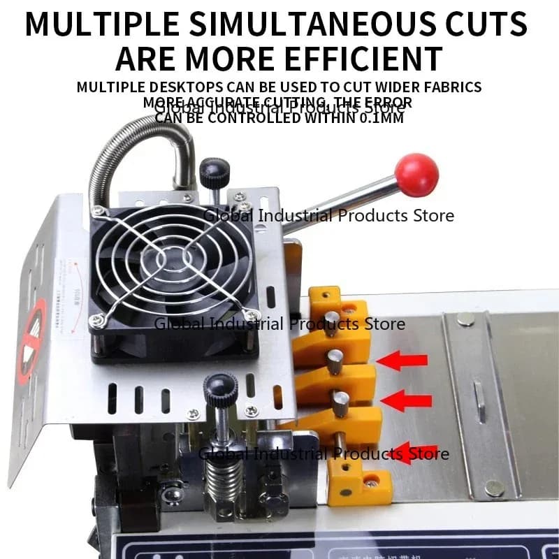 Macchina Automatica Computerizzata per Taglio Nastri, Cerniere, Velcro ed Elastici - Strumento di Precisione per Taglio Tessuti