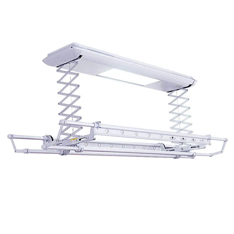 Stendibiancheria Elettrico Intelligente da Soffitto con Luce UV, Corpo in Alluminio Antiruggine