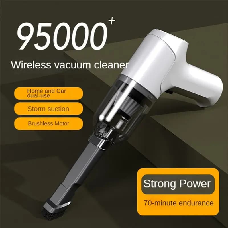 Aspirapolvere Portatile per Auto X11A, 11000Pa di Forte Aspirazione, Doppio Uso, per Auto, Casa e Scrivania - B