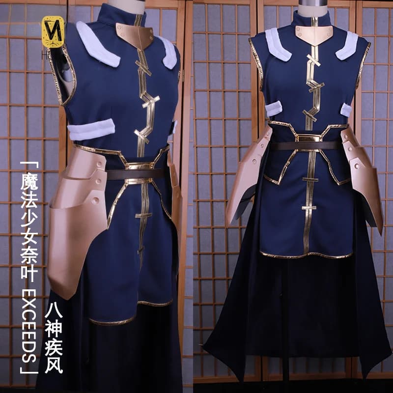 Magical Girl Lyrical Nanoha Hayate Yagami Costume Cosplay Set completo Puntelli uniformi Accessori Donna Festa di carnevale di Halloween