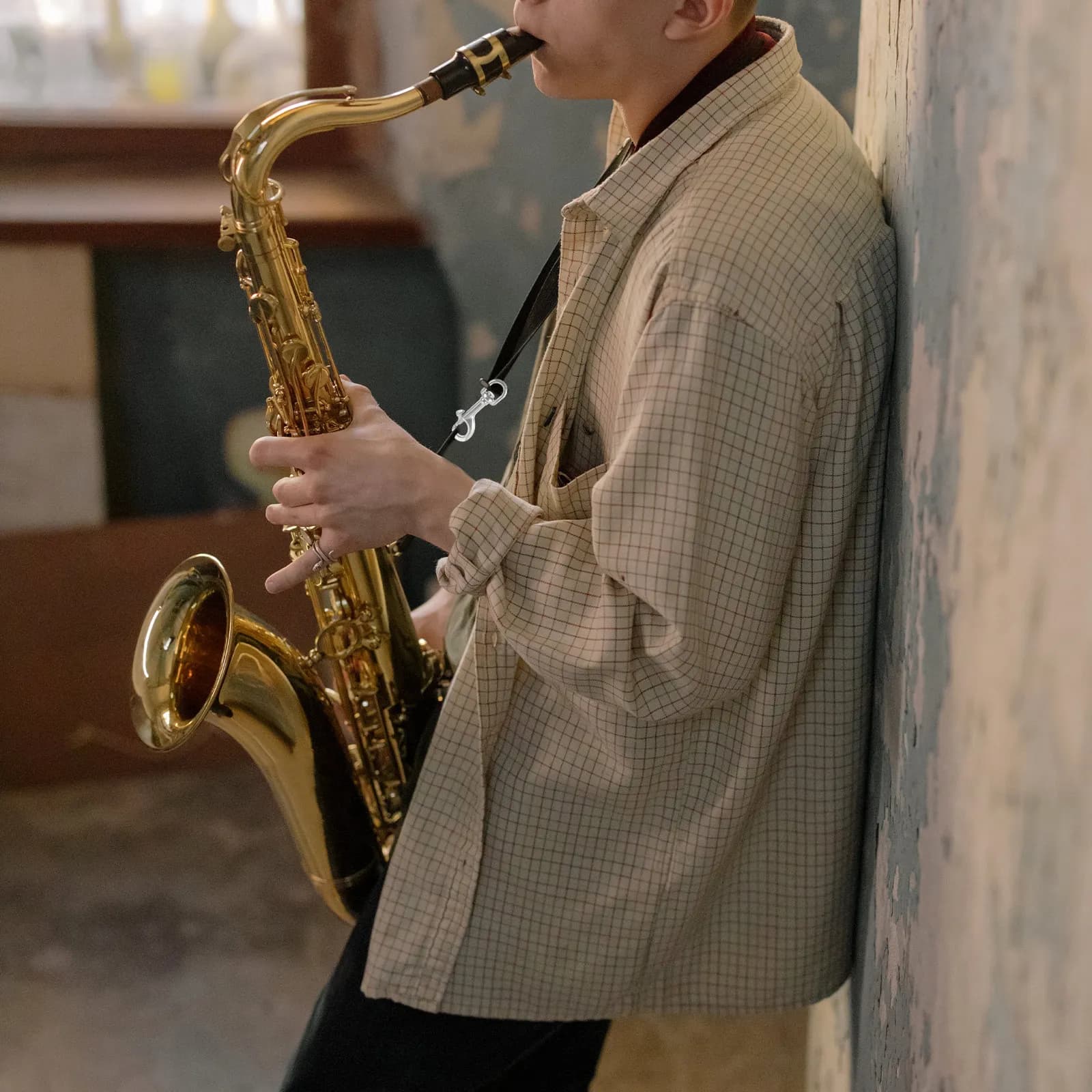 Moschettone Girevole Versatile per Cinghia Sax, Gancio di Ricambio per Tracolla Sax Tenore/Alto, Clip per Guinzaglio Cane, Accessori per Asta Bandiera