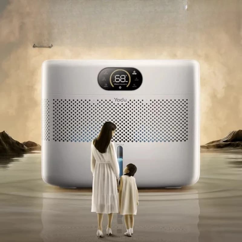 Umidificatore per tutta la casa senza nebbia, umidificatore d'aria per camera da letto, ideale per mamma e bambino