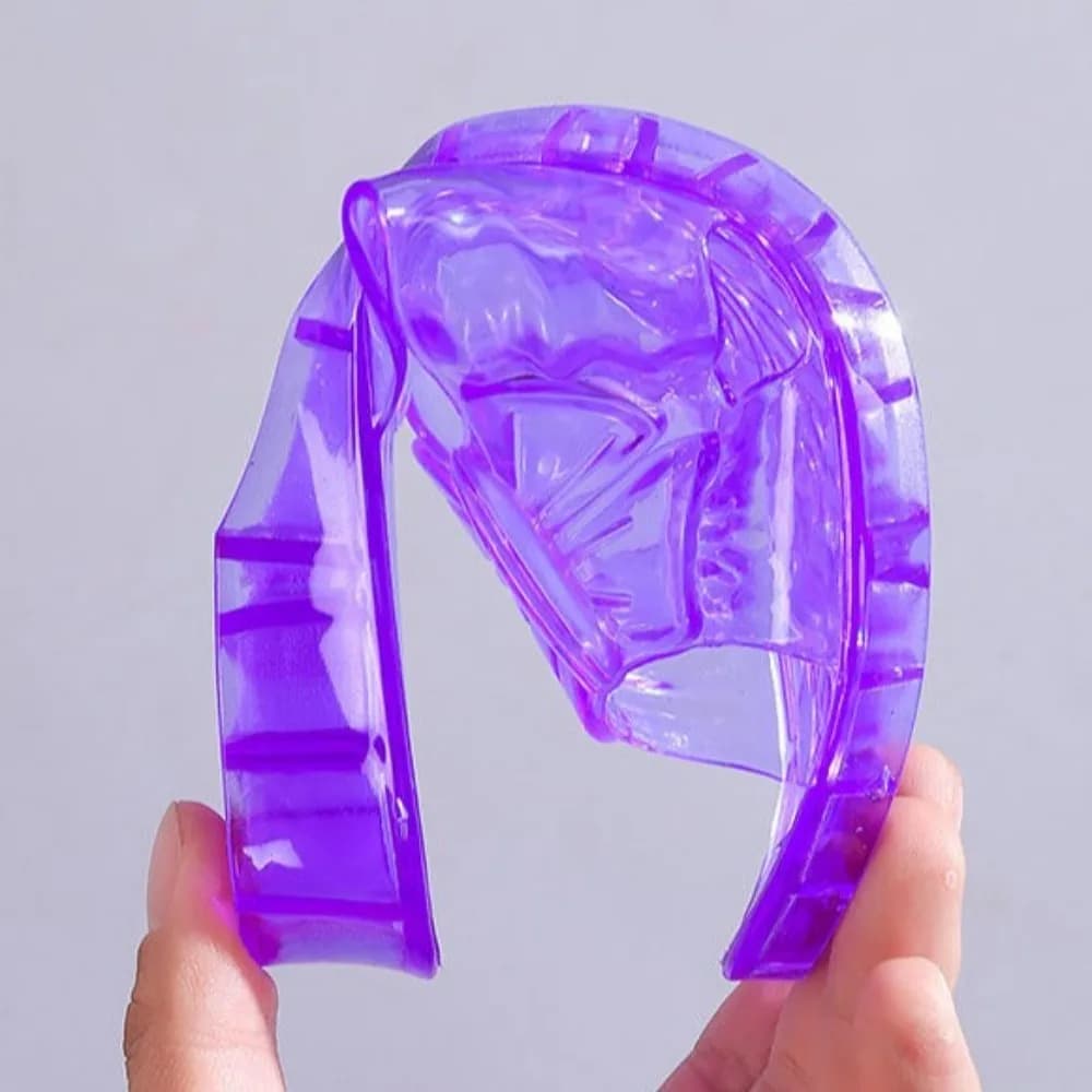 Ciabatte Semplici Trasparenti in PVC Cristallo Antiscivolo con Tacco Basso, Sandali Bassi da Spiaggia, Scarpe Basse Estive da Donna