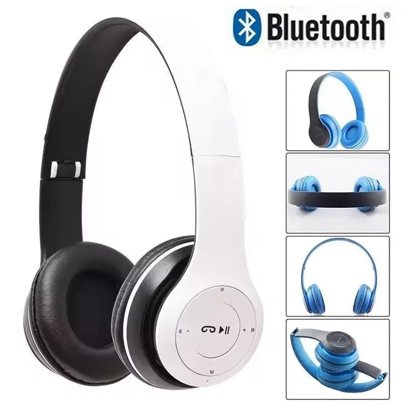 Bluetooth Headsets Gaming Headphones Sports Wireless Earphones Foldable Noise Reduction Music Headsets For iPhone Realme OnePlus