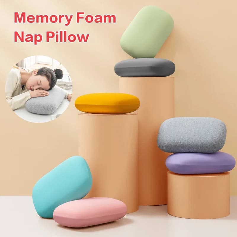 Memory Foam Neck Pillow Multifunctional Slow Rebound Soft Travel Cervical Support Pillow for Sleeping And Napping with Health