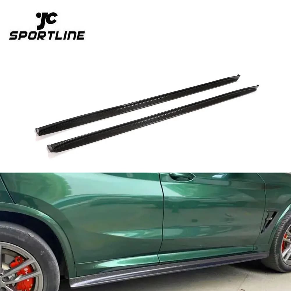 Luxury Carbon Fiber Side Minis for BMW X3 M X4 M 2019- 2021