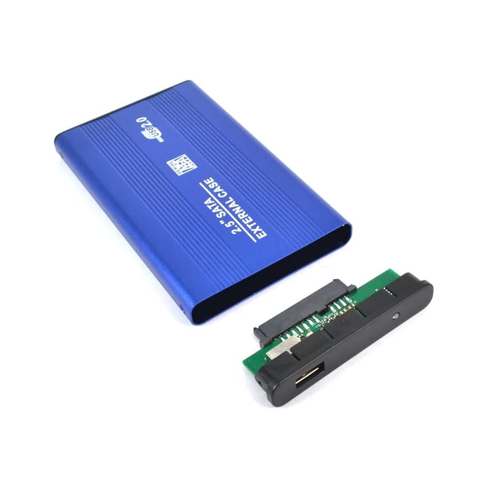 Box per Disco Rigido Esterno USB 2.0 SATA da 2,5 Pollici con Guscio in Lega di Alluminio