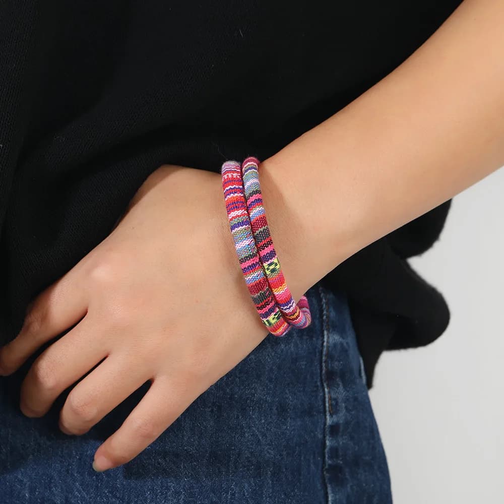 Men's and Women's New Bohemian Rope Bracelet Attracts Bracelet Adventure Survival Beach Surfing Leisure Accessories Gifts