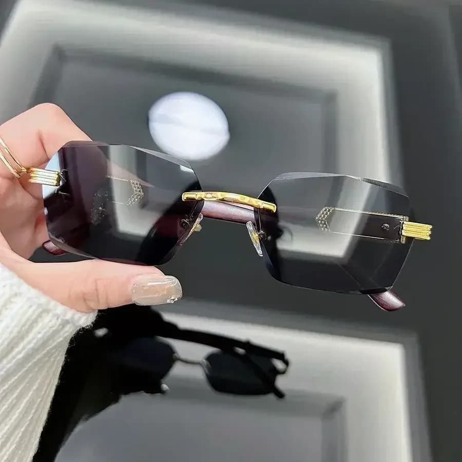 Retro Classic Square Sunglasses For Women Men Stylish Minimalist Female Male Fashion Glasses 200000297