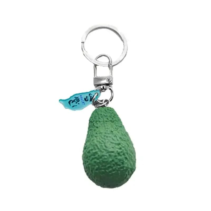 A52E Portachiavi artistico ispirato a Taiwan Avocado Pitaya Design Zaino in miniatura Fascino Decorazione quotidiana alla