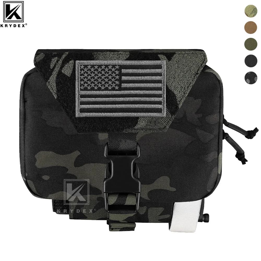 KRYDEX Kit di pronto soccorso tattico Molle Custodia medica EMT Rip Away IFAK Pouch Kit trauma Borsa di sopravvivenza Attrezzatura da escursionismo da viaggio