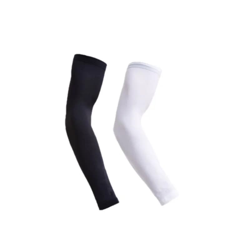 Men's Silk Sports Sleeves UV Protection Sunshades Cooling Summer Armrest Covers for Cycling Outdoor Travel Fitness Racing
