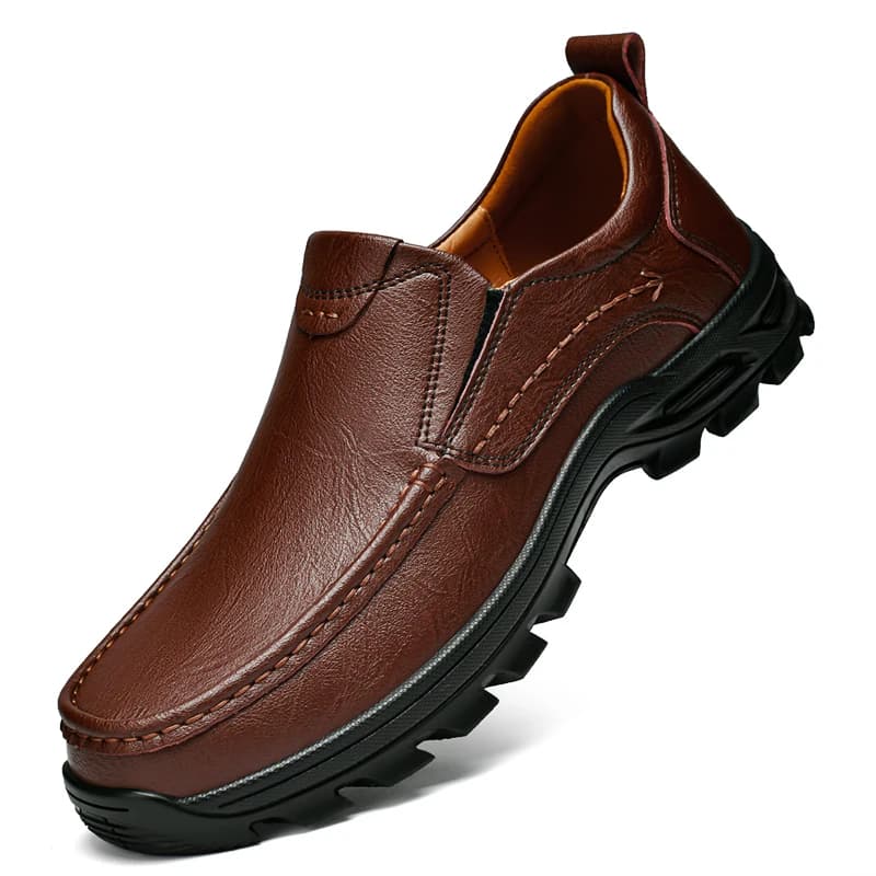 Scarpe casual da uomo in pelle slip on Oxford mocassini bassi mocassini da guida nero marrone primavera autunno