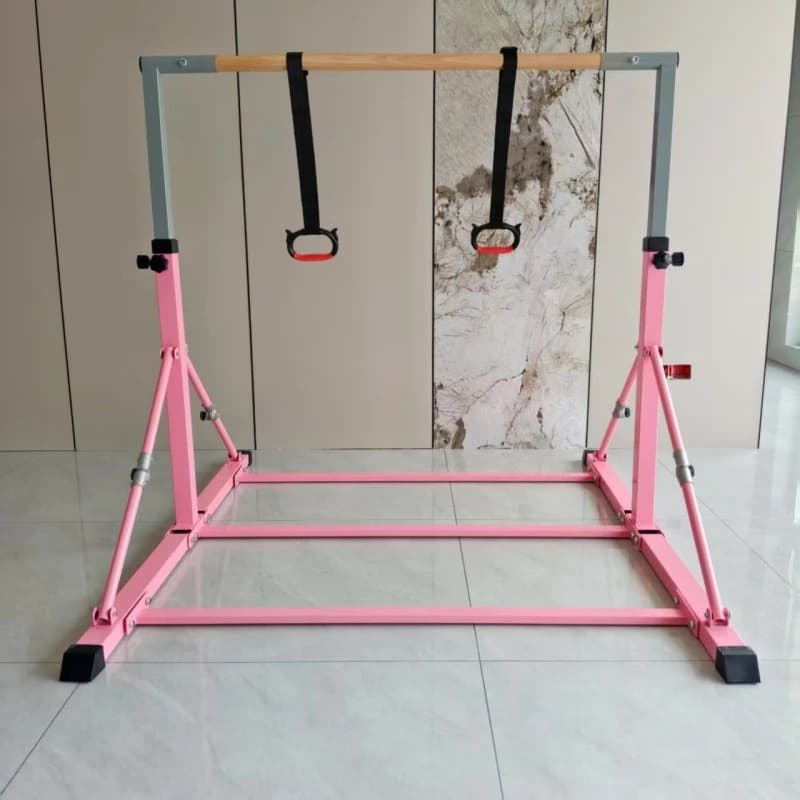 Barra orizzontale pieghevole da interno, regolabile per trazioni, per ginnastica mobile a casa