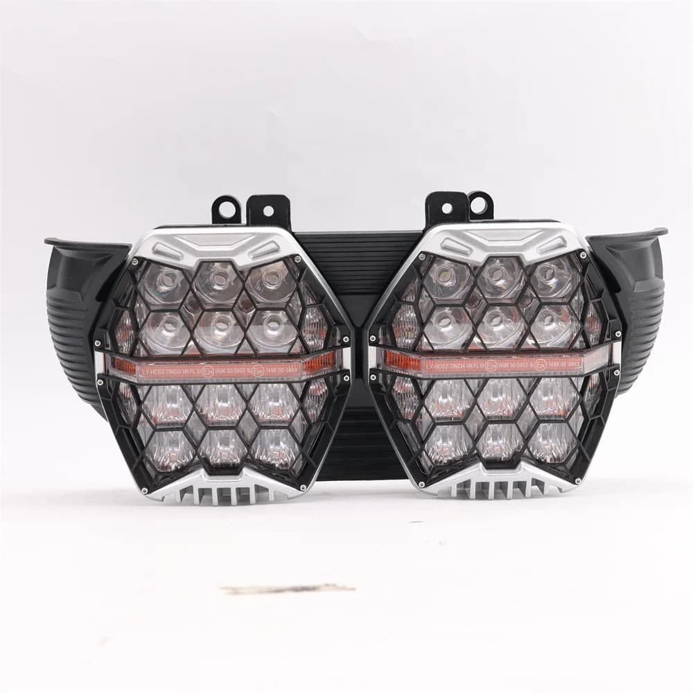 Motorcycle Road Sliding 2015-2023 Dual Light Emitting Diode DRL Sealed beam of light Headlamp Motorcycle Headlamp DRL
