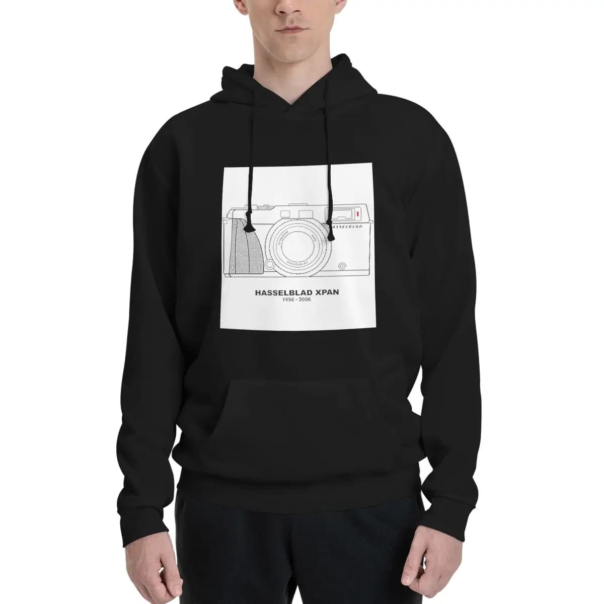 Fotografia cinematografica vintage Hasselblad XPan Felpa con cappuccio Harajuku Pullover Autunno Inverno Uomo Donna Coppia Felpe Top a maniche lunghe