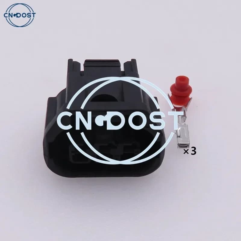 1 Set 3 Pin 6189-7494 Car LED Fog Light Wiring Plug Headlight Daytime Running Light Lamp Speaker Socket AC Assembly For Honda