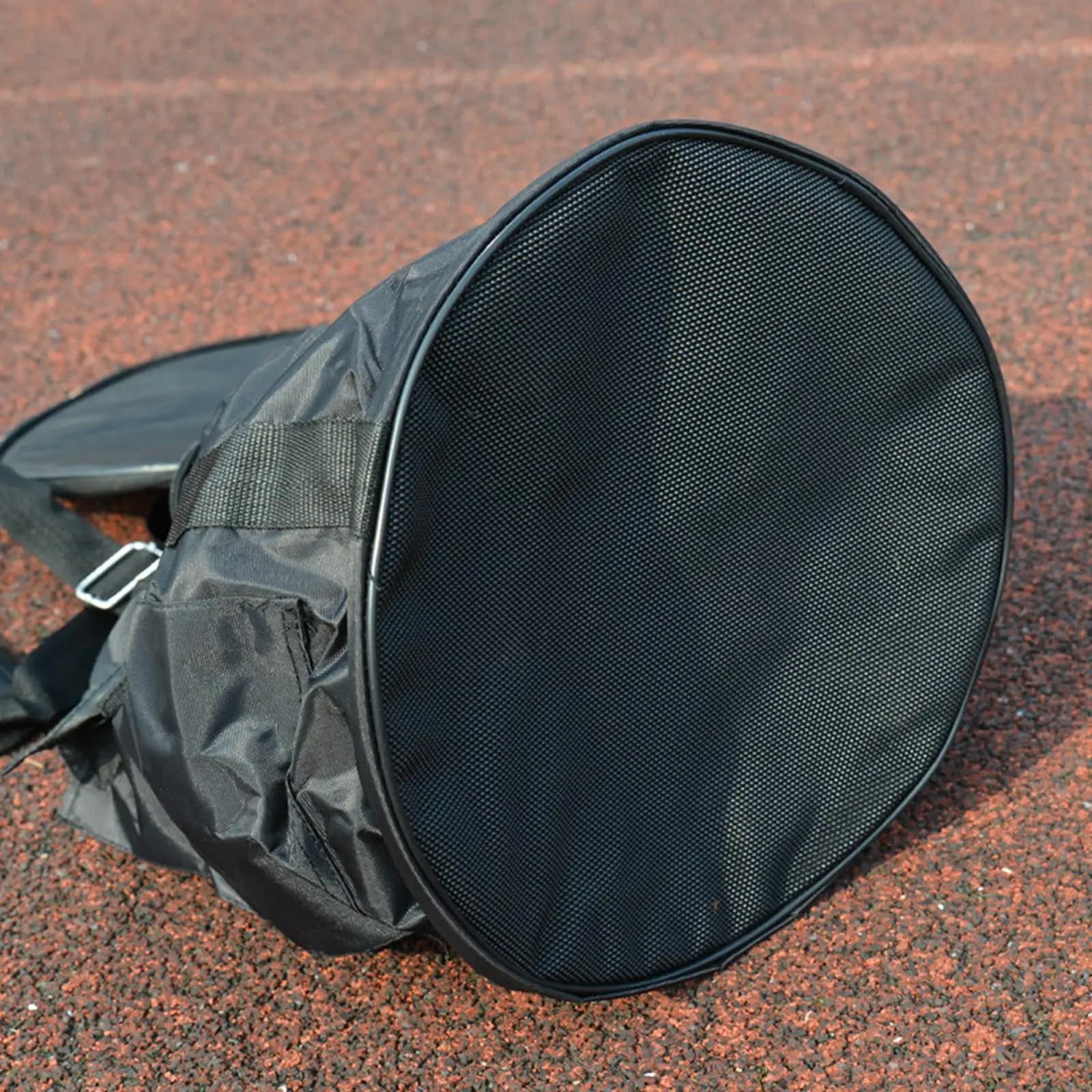 Robusto Organizzatore per Palline da Tennis in Nylon, Cesto Portaoggetti Multicomparto per Campi, Allenamenti e Tornei