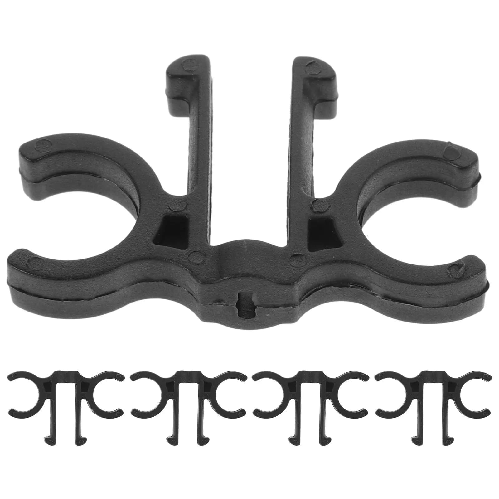 5 Pezzi Clip a Sgancio Rapido per Bastoncini da Trekking, Sci, Escursionismo e Canne da Pesca