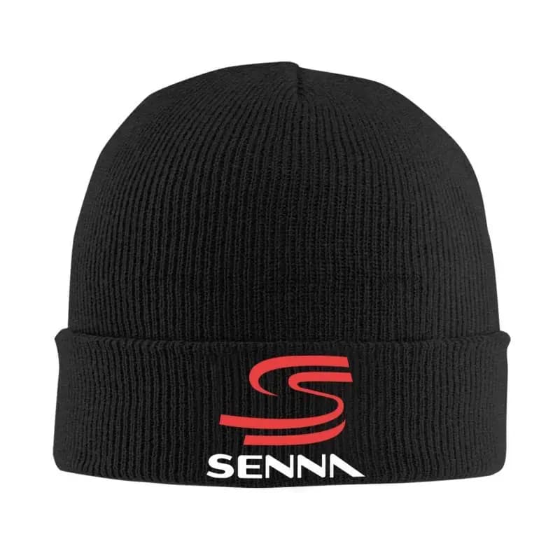 Ayrton Senna Stampa Cappelli a cuffia Uomo Donna Trendy Outdoor Skullies Berretti Autunno Inverno Modello Caldo Avvolgente per la testa