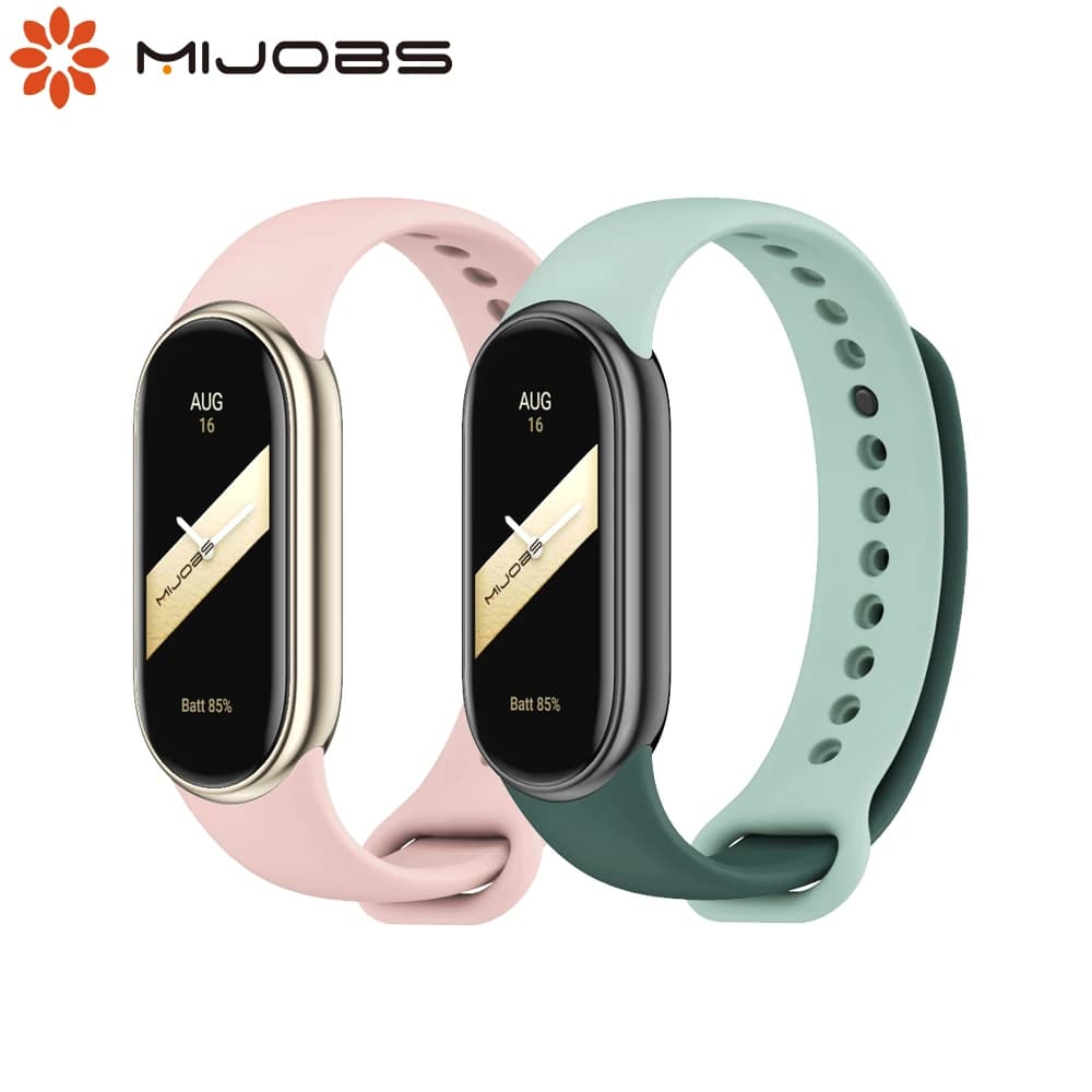Bracciale per Mi Band 10 Cinturino per Mi Smart Band 10 9 8 NFC SmartWatch Sport Cinturino in gomma siliconica Correa Miband 8 9 Strap