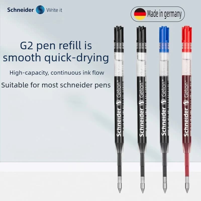 3/5/20 PCS Schneider Gel Pen Refills G2 Gelion European Standard 0.5mm Large Capacity Smooth Writing Office Office Supplies