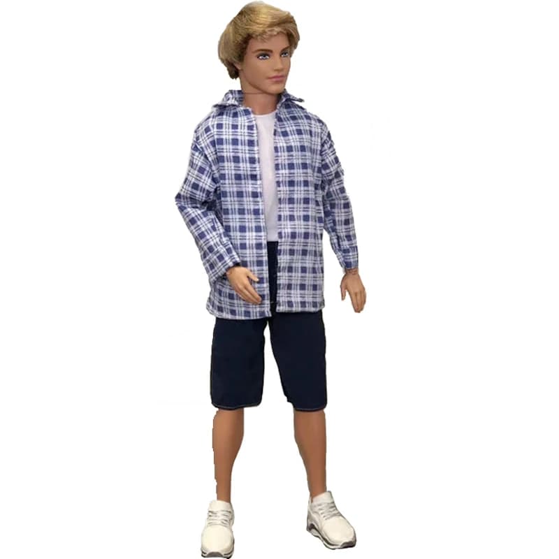 1 set di vestiti per bambole Ken, t-shirt fatta a mano, felpe con cappuccio, giacca, abbigliamento casual, vestiti per bambole Ken il fidanzato per accessori per bambole