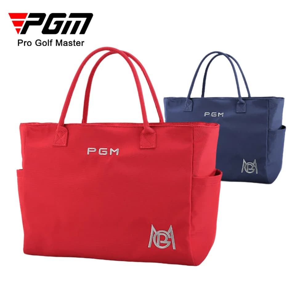 PGM Women Golf Garment Bag, Korean Style Waterproof Nylon Golf Clothing Handbag Portable Golf Storage Tote Bag