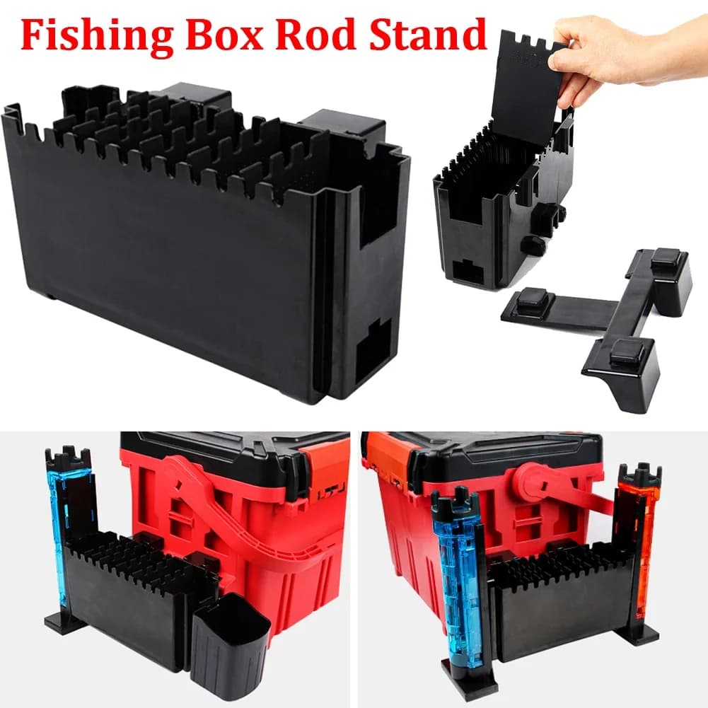 Detachable Fishing Box Cane Support Divider Box Fishing Box barrel Fishing box Pole for Opass Meiho Versus Daiwa Fishing Tool