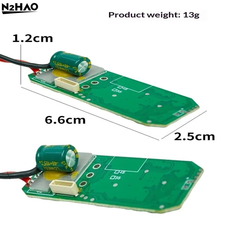 1 pz controller per scheda di azionamento per trapano portatile in metallo 21 V/12 V scheda di controllo per trapano al litio senza spazzole accessori per utensili elettrici