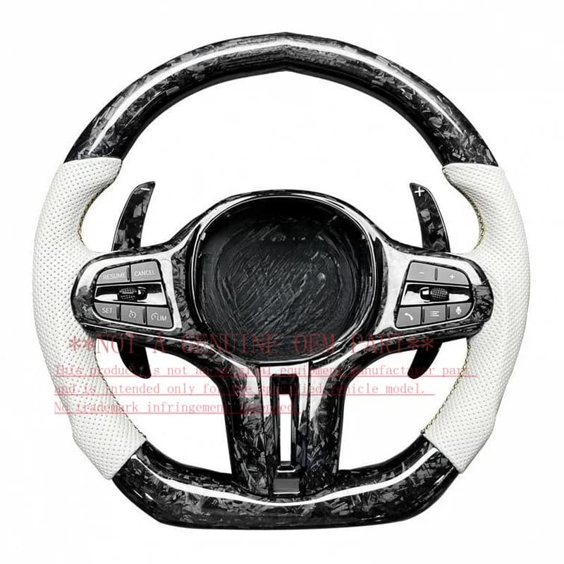 For Audi RS Series Cover Steering Wheel With Start Stop Buttons Drive Mode Knob Horn Shell