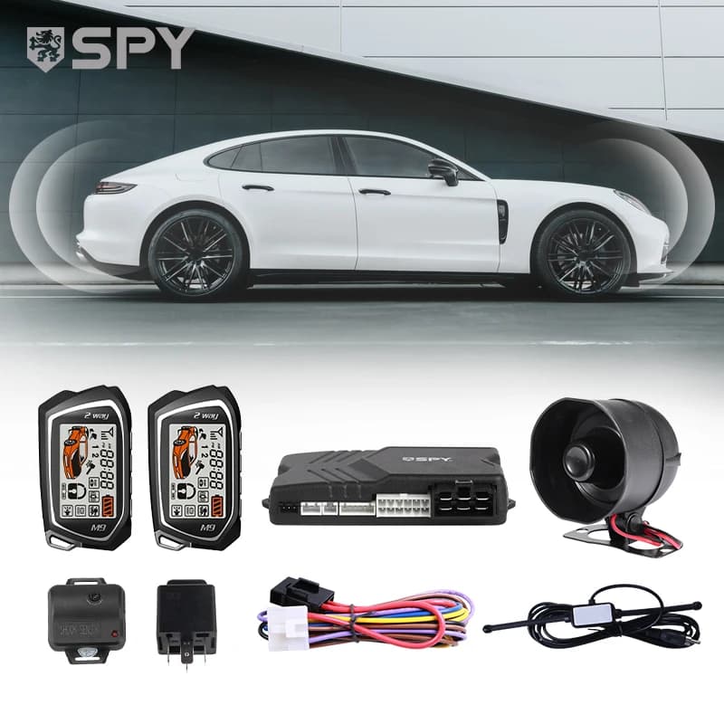 SPY Smart Phone Basic 2Way Shock Ciclone Allarme auto Sistema Nisan Sensore ad ultrasuoni Scanner di frequenza Allarme sensore porta auto