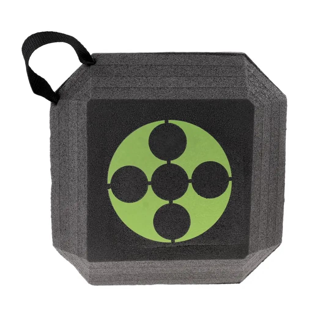 Archery Practice Target XPE Self Healing Foam Block Portable Cube 18 Faces for Hunting Shooting Range