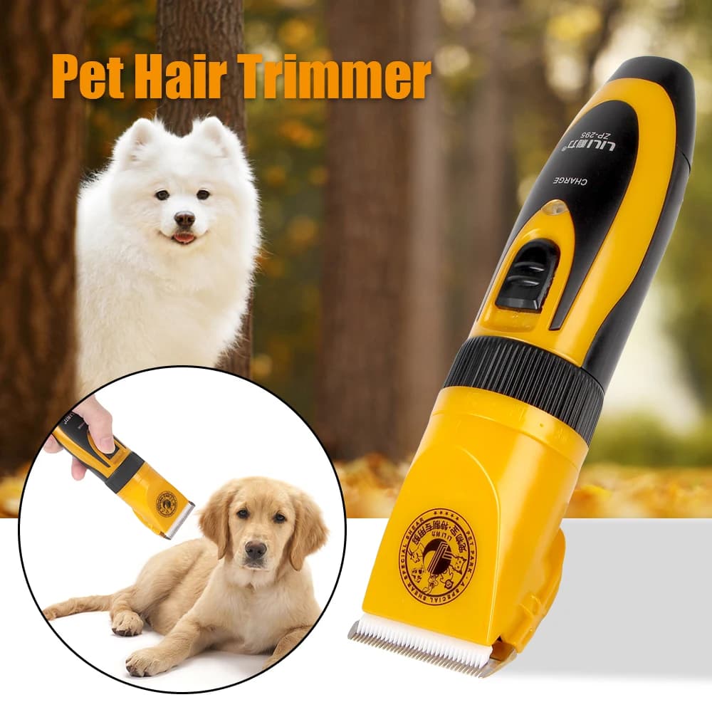 Haircut Trimmer Shaver Set Ceramic Blade Pet Hair Clipper for Rabbit Cat Puppy Grooming Clipper Cutter Electric Scissors